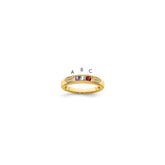 14K Family Jewelry Diamond Semi-Set Ring - 8