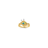 14k Synthetic Family Jewelry Ring - 83