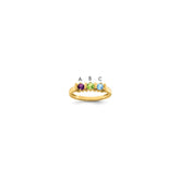 14k Synthetic Family Jewelry Ring - 32