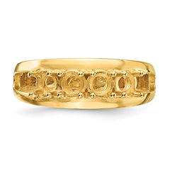 14k Polished 4-Stone Mothers Ring Mounting - 6