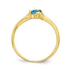14k Synthetic Family Jewelry Ring - 5