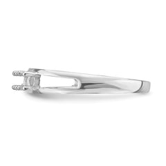 14k White Gold Family Jewelry Ring Mounting - 4