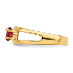 14k Genuine 2 Stone Mother's Ring - 14