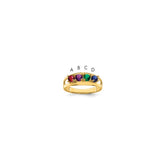 14k Synthetic Family Jewelry Ring - 73