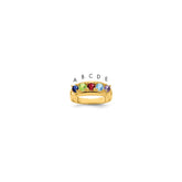 14k Genuine 5 Stone Mother's Ring - 5