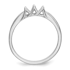 14k White Gold Family Jewelry Ring Mounting - 31