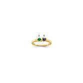 14k Synthetic Family Jewelry Ring - 95