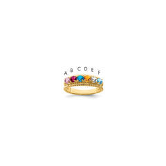 14k Family Jewelry Ring - 25