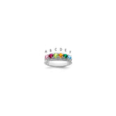 Sterling Silver Rhodium-plated Family Jewelry Ring - 94