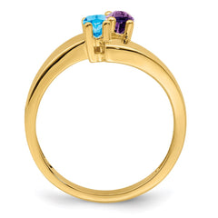 14k Genuine Family Jewelry Ring - 15