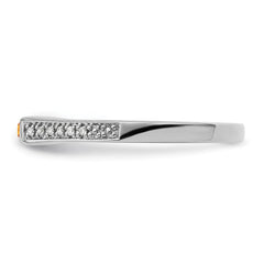 14K White Gold Family Jewelry Diamond Semi-Set Ring - 30