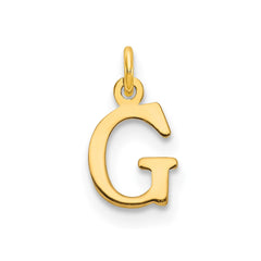 14ky Cutout Letter G Initial Pendant - 2