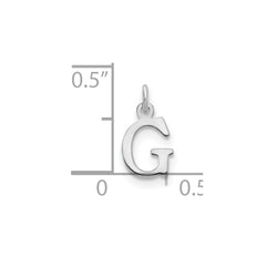 14kw Cutout Letter G Initial Pendant