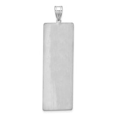 10k White Gold 7 Name Family Pendant