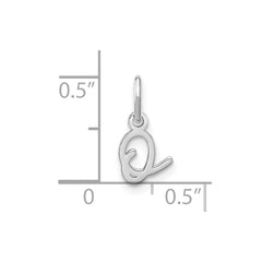 14KW Upper case Letter O Initial Charm