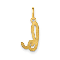 14KY Lower case Letter B Initial Charm
