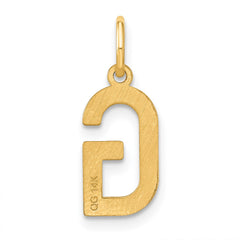 14ky Letter G Initial Pendant - 2