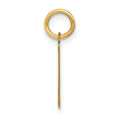 14ky Letter L Initial Pendant - 2