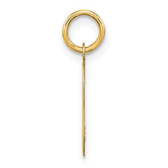 14ky Letter O Initial Pendant