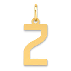 14ky Letter Z Initial Pendant