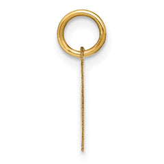 14ky Letter O Initial Pendant - 2