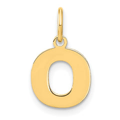 14ky Letter O Initial Pendant - 2
