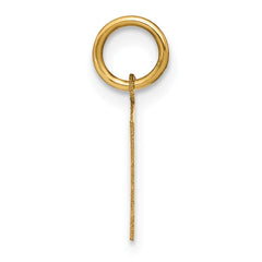 14ky Letter P Initial Pendant - 2