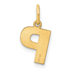 14ky Letter P Initial Pendant - 2