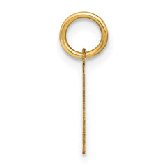 14ky Letter R Initial Pendant - 2