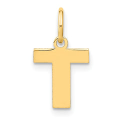 14ky Letter T Initial Pendant - 2