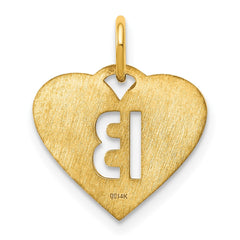 14ky Initial Letter B Initial Charm
