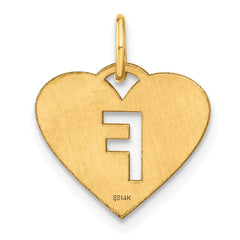 14ky Initial Letter F Initial Charm