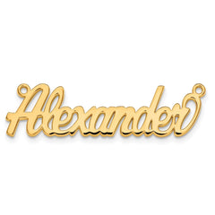 14k Yellow Gold Name Plate - 2
