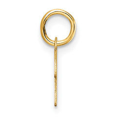 14K Uppercase Letter K Initial Charm