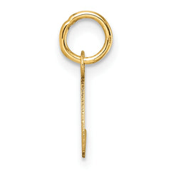 14K Uppercase Letter L Initial Charm