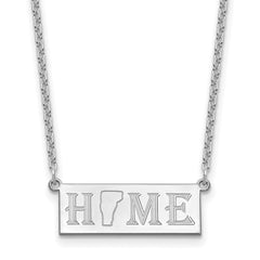 Sterling Silver/Rhodium-plated HOME/STATE Necklace - 2