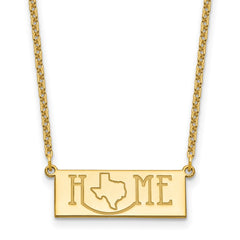 Sterling Silver/Gold-Plated HOME/STATE Necklace - 2