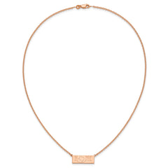 Sterling Silver/Rose Gold-Plated HOME/STATE Necklace - 2