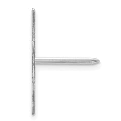 14KW Polished Cut Out Tie Tac