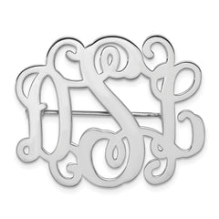 14KW Monogram Pin