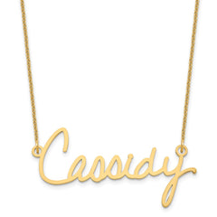14k Yellow Gold Signature Necklace - 2