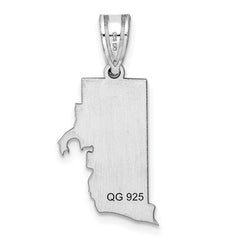 14KW Rhode Island State Pendant