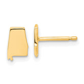 14KY Alabama State Earrings