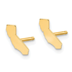 14KY California State Earrings