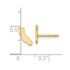 14KY California State Earrings