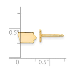 14KY Iowa State Earrings