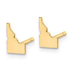 14KY Idaho State Earrings