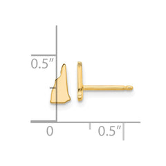 14KY New Hampshire State Earrings