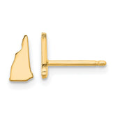 14KY New Hampshire State Earrings