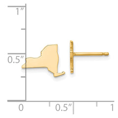 14KY New York State Earrings